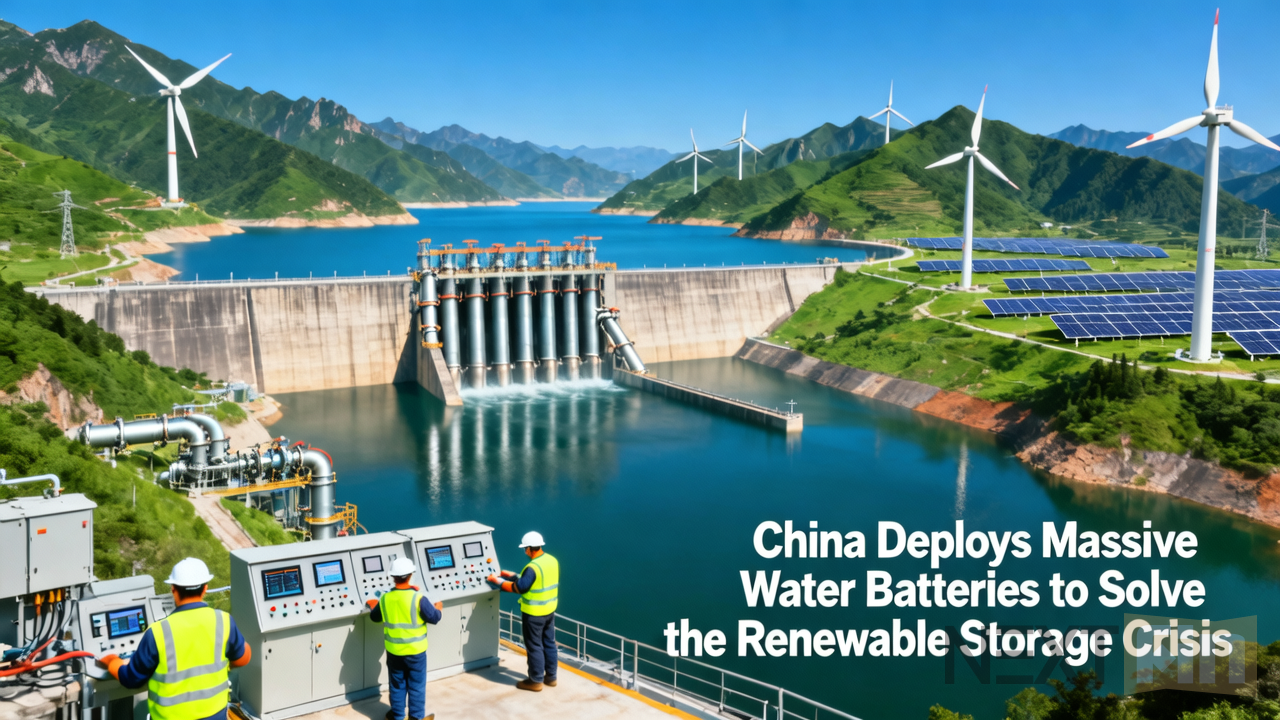 China Deploys Massive Water Batteries to Solve the Renewable Storage Crisis
