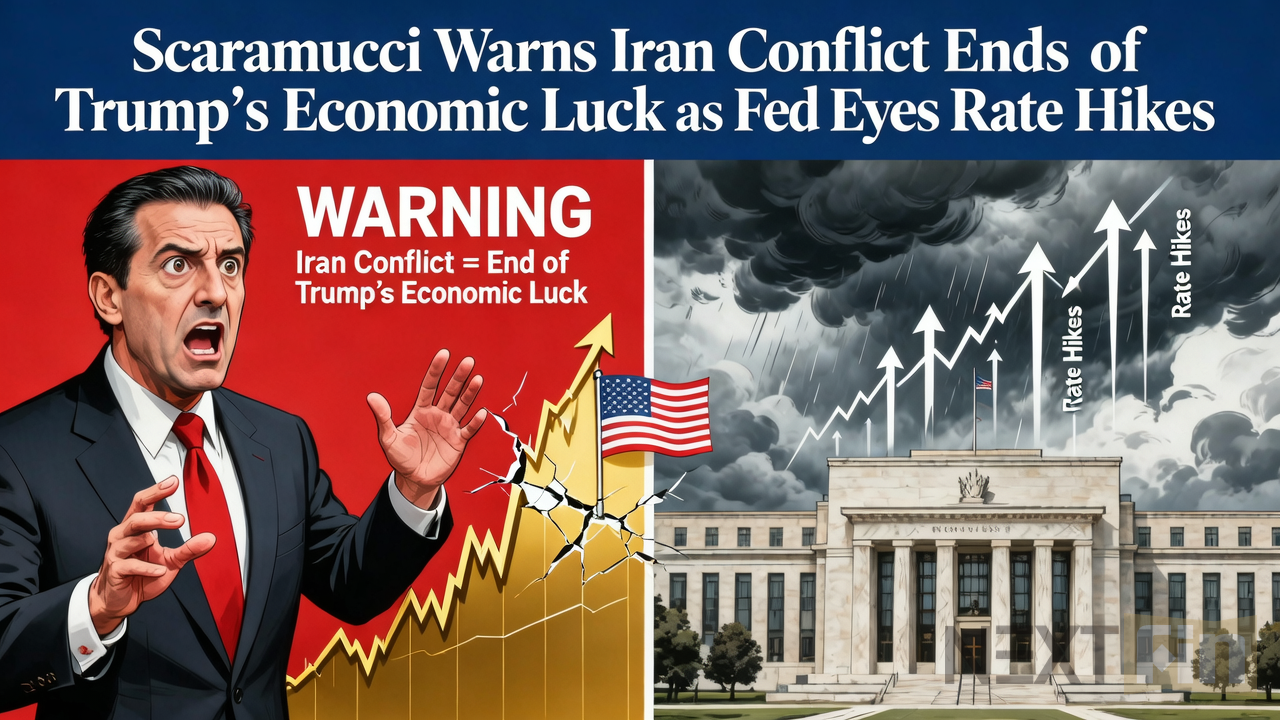 Scaramucci Warns Iran Conflict Ends Trump’s Economic Luck as Fed Eyes Rate Hikes