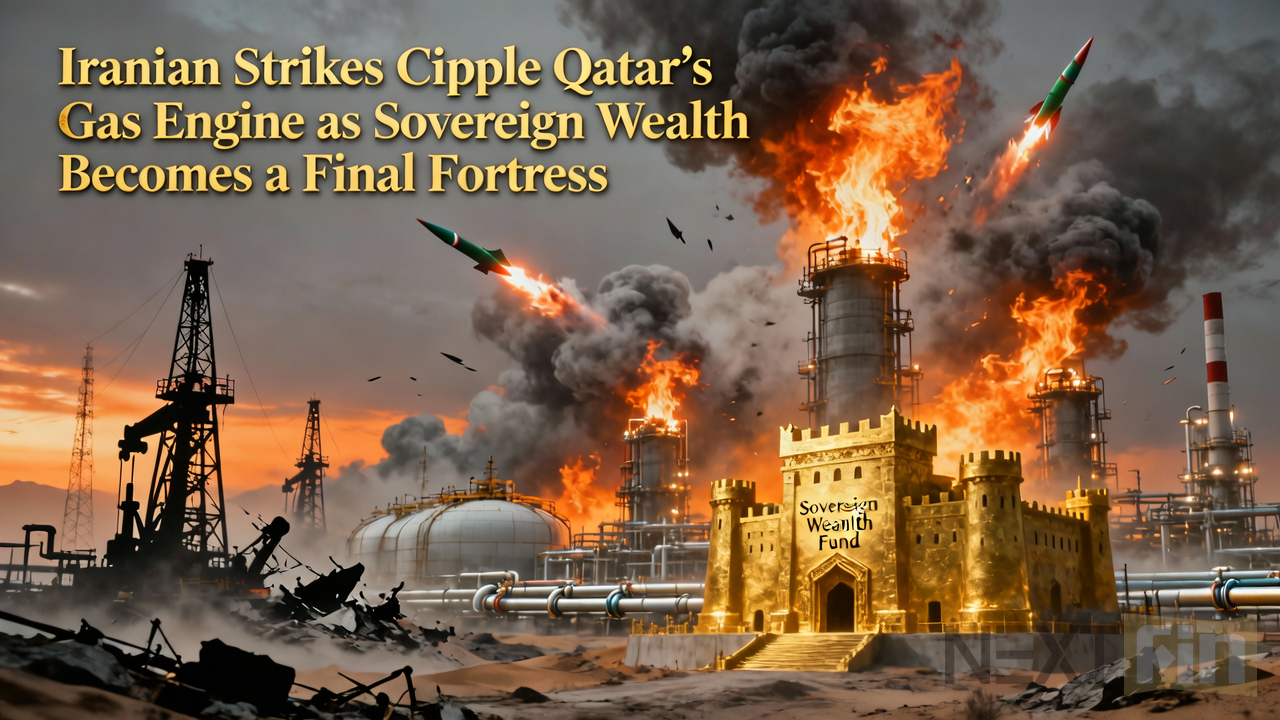 Iranian Strikes Cripple Qatar’s Gas Engine as Sovereign Wealth Becomes a Final Fortress