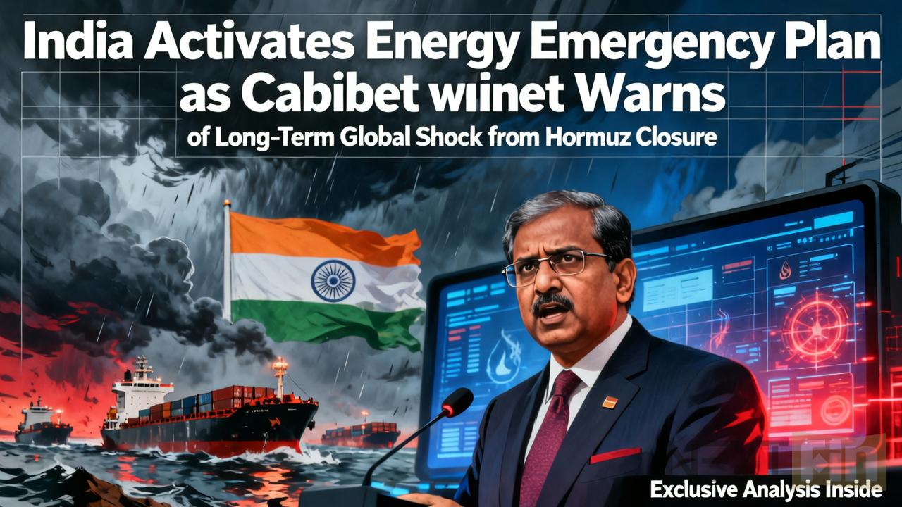 India Activates Energy Emergency Plan as Cabinet Warns of Long-Term Global Shock from Hormuz Closure