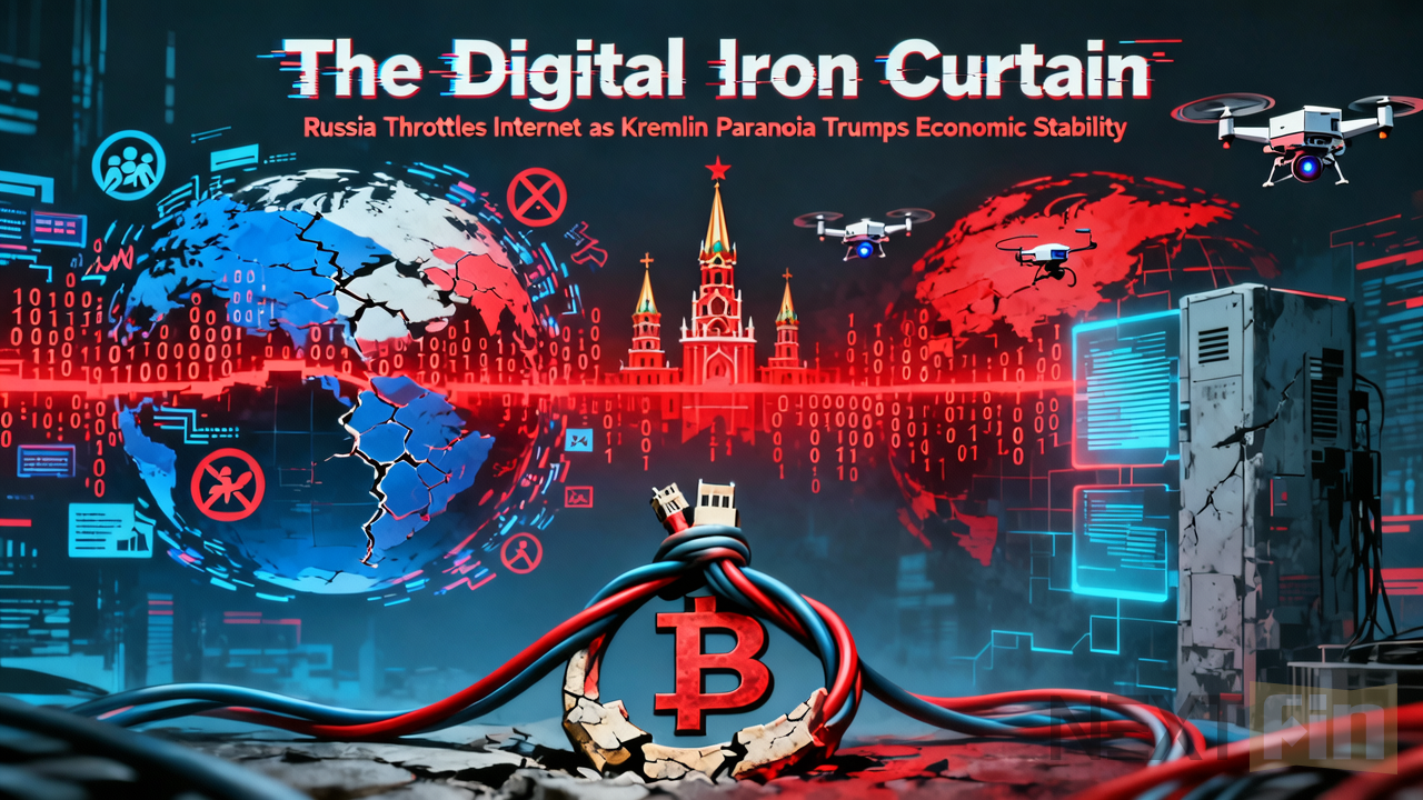 The Digital Iron Curtain: Russia Throttles Internet as Kremlin Paranoia Trumps Economic Stability