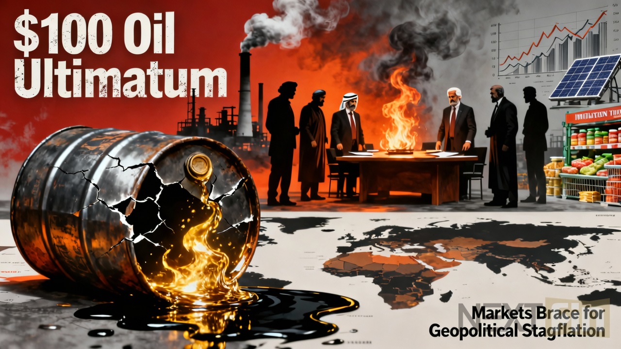 The $100 Oil Ultimatum: Markets Brace for Geopolitical Stagflation ｜NextFin WeekAhead (March 23–28)