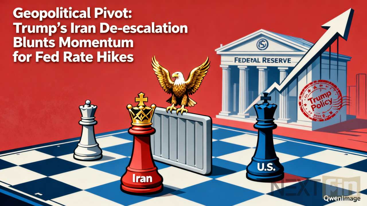Geopolitical Pivot: Trump’s Iran De-escalation Blunts Momentum for Fed Rate Hikes