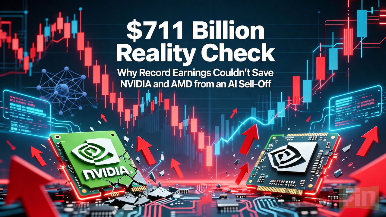 The $711 Billion Reality Check: Why Record Earnings Couldn't Save NVIDIA and AMD from an AI Sell-Off