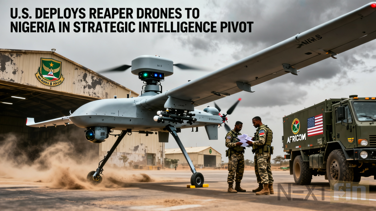 U.S. Deploys Reaper Drones to Nigeria in Strategic Intelligence Pivot