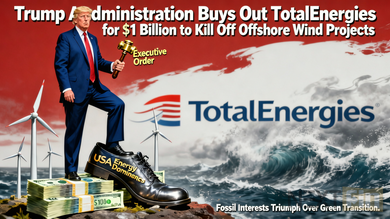 Trump Administration Buys Out TotalEnergies for $1 Billion to Kill Offshore Wind Projects