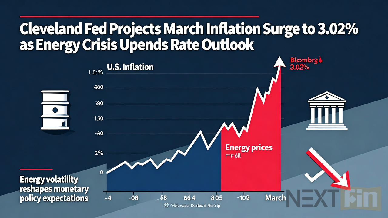 Cleveland Fed Projects March Inflation Surge to 3.02% as Energy Crisis Upends Rate Outlook