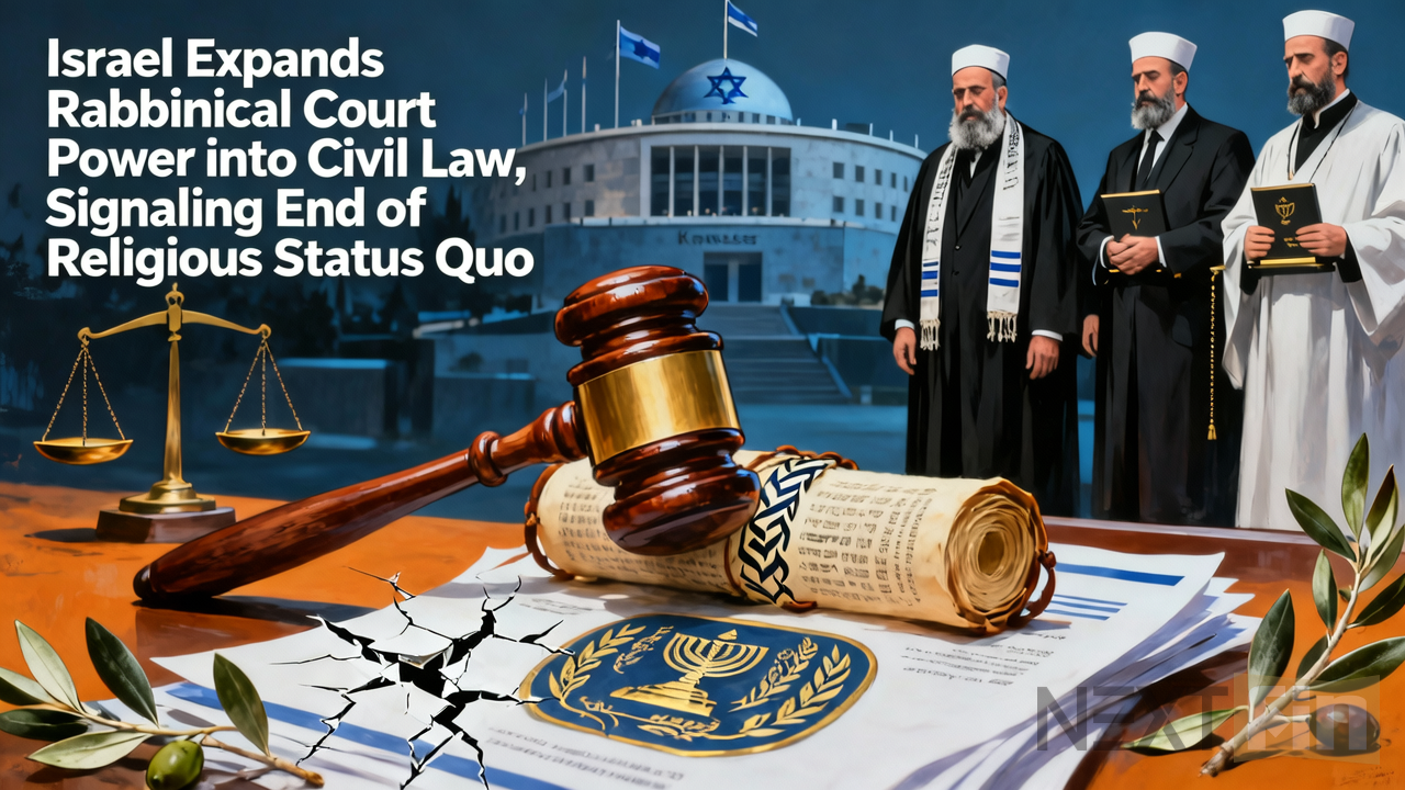Israel Expands Rabbinical Court Power into Civil Law, Signaling End of Religious Status Quo