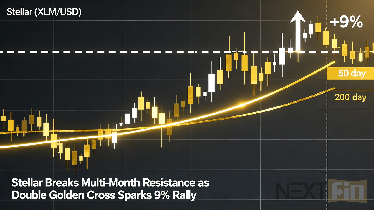 Stellar Breaks Multi-Month Resistance as Double Golden Cross Sparks 9% Rally