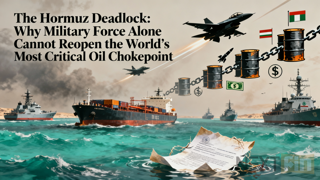 The Hormuz Deadlock: Why Military Force Alone Cannot Reopen the World’s Most Critical Oil Chokepoint