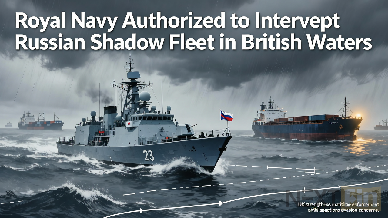 Royal Navy Authorized to Intercept Russian Shadow Fleet in British Waters