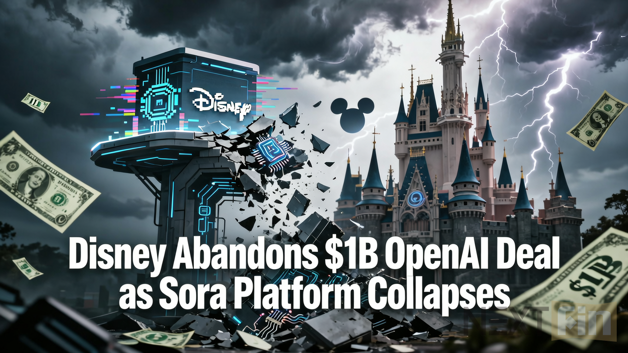 Disney Abandons $1B OpenAI Deal as Sora Platform Collapses