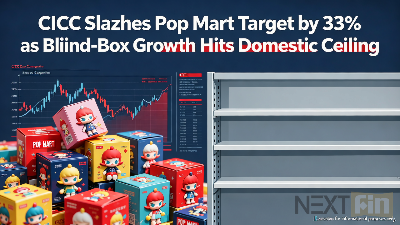 CICC Slashes Pop Mart Target by 33% as Blind-Box Growth Hits Domestic Ceiling