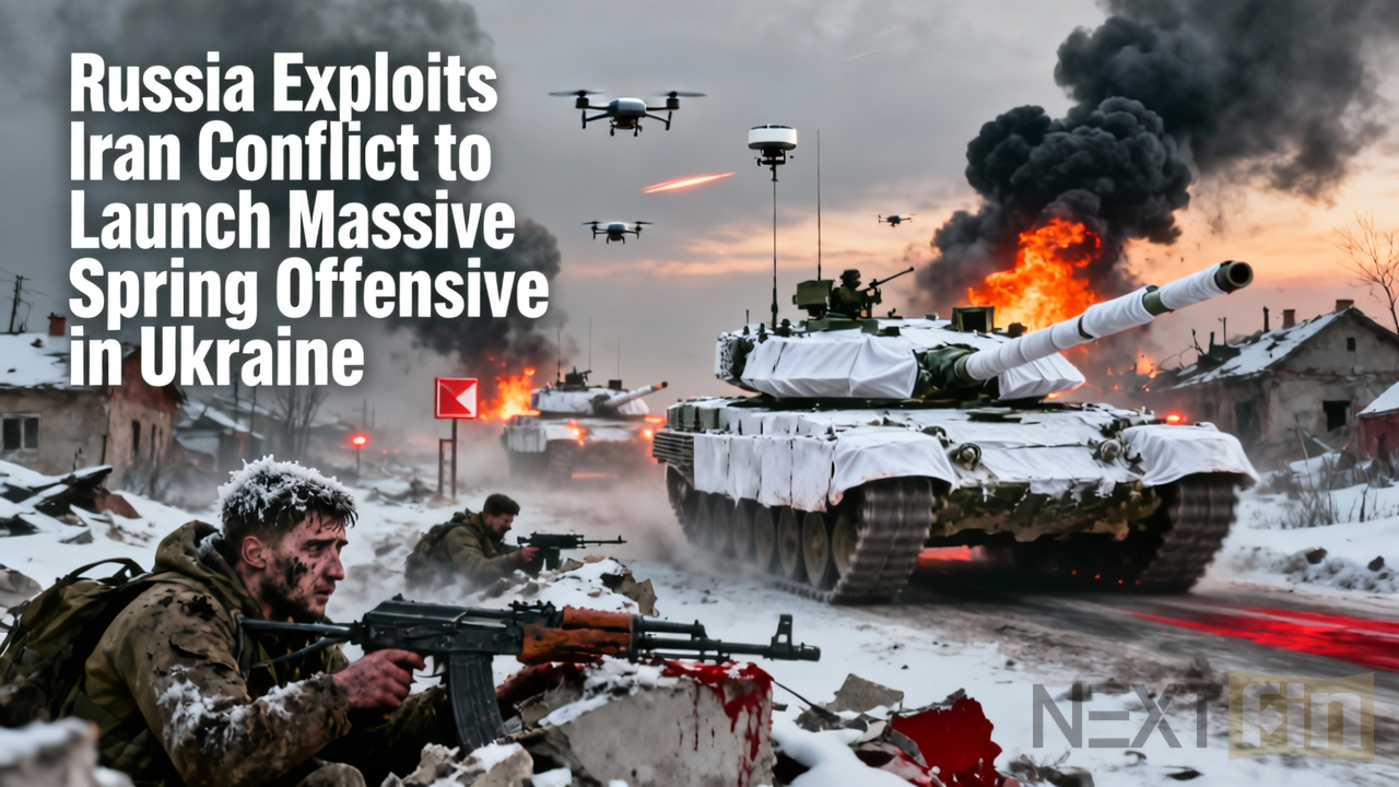 Russia Exploits Iran Conflict to Launch Massive Spring Offensive in Ukraine