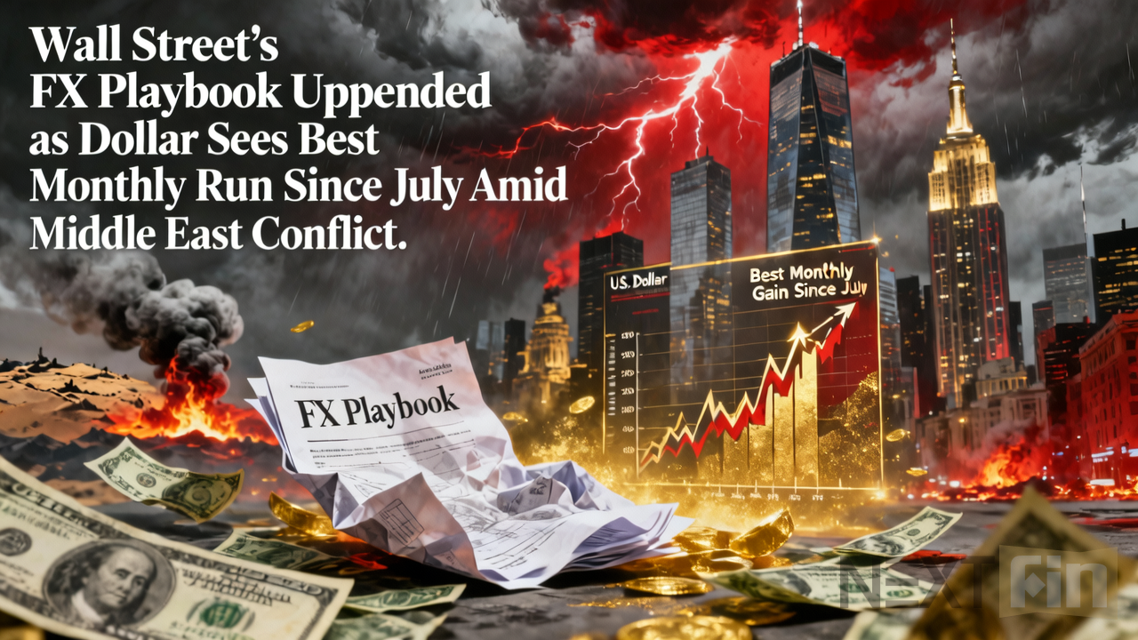 Wall Street’s FX Playbook Upended as Dollar Sees Best Monthly Run Since July Amid Middle East Conflict