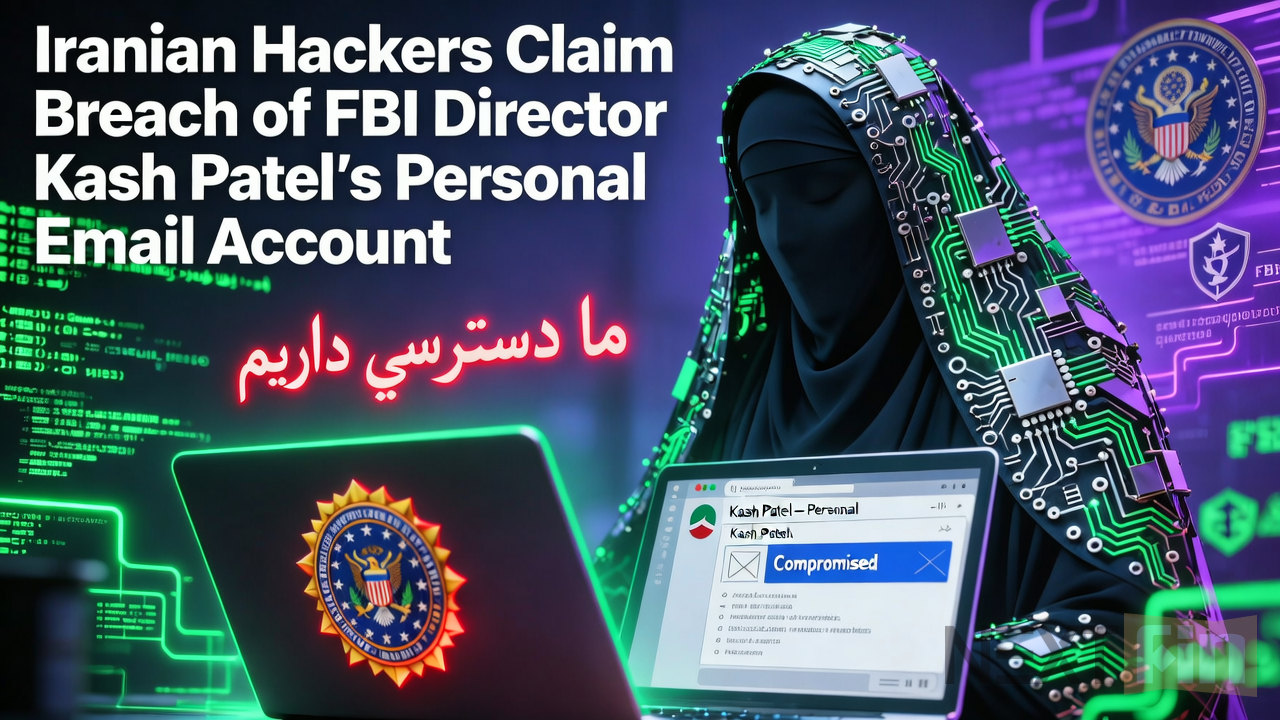 Iranian Hackers Claim Breach of FBI Director Kash Patel’s Personal Email Account