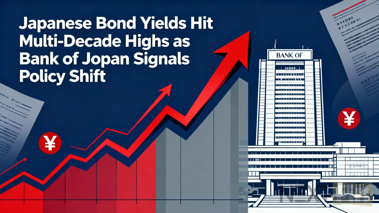 Japanese Bond Yields Hit Multi-Decade Highs as Bank of Japan Signals Policy Shift