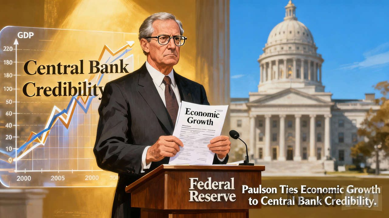 Philadelphia Fed’s Paulson Ties Economic Growth to Central Bank Credibility