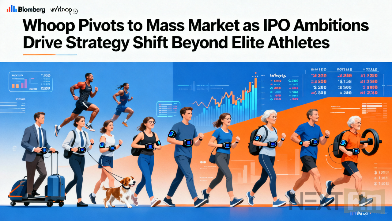 Whoop Pivots to Mass Market as IPO Ambitions Drive Strategy Shift Beyond Elite Athletes