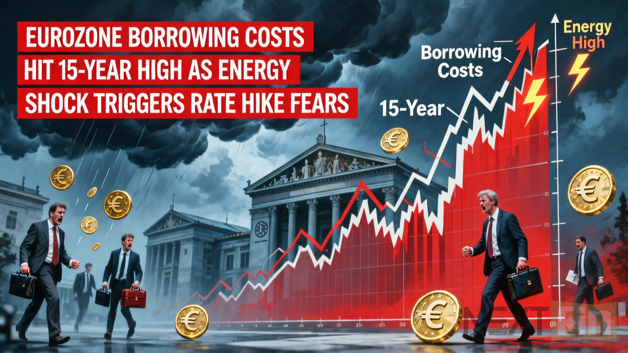 Eurozone Borrowing Costs Hit 15-Year High as Energy Shock Triggers Rate Hike Fears