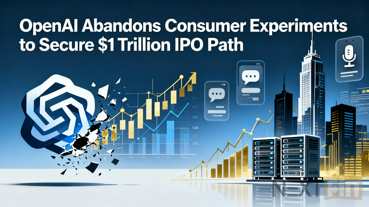 OpenAI Abandons Consumer Experiments to Secure $1 Trillion IPO Path