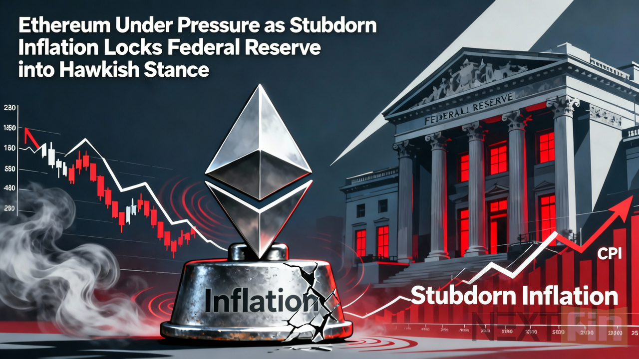 Ethereum Under Pressure as Stubborn Inflation Locks Federal Reserve into Hawkish Stance