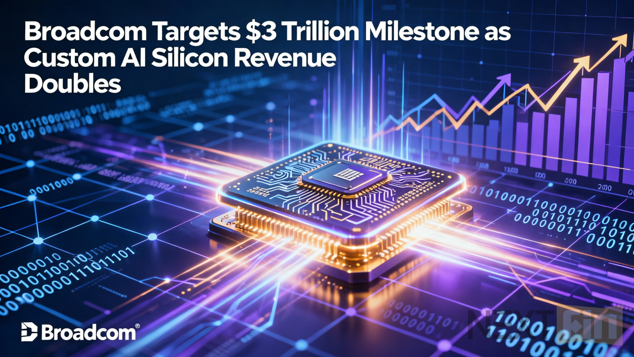 Broadcom Targets $3 Trillion Milestone as Custom AI Silicon Revenue Doubles