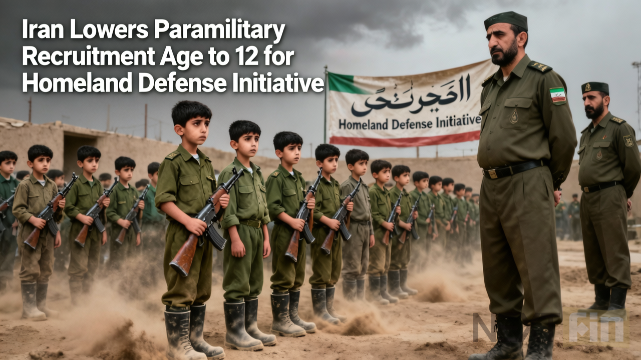 Iran Lowers Paramilitary Recruitment Age to 12 for Homeland Defense Initiative