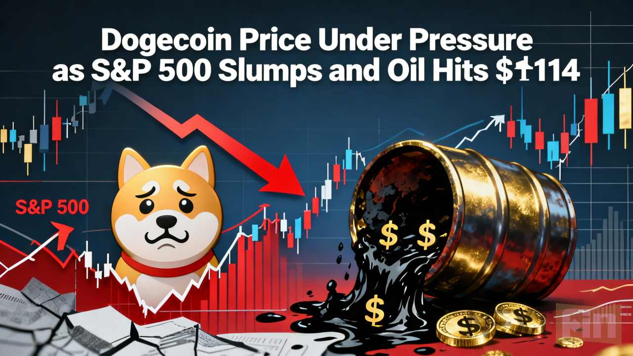 Dogecoin Price Under Pressure as S&P 500 Slumps and Oil Hits $114