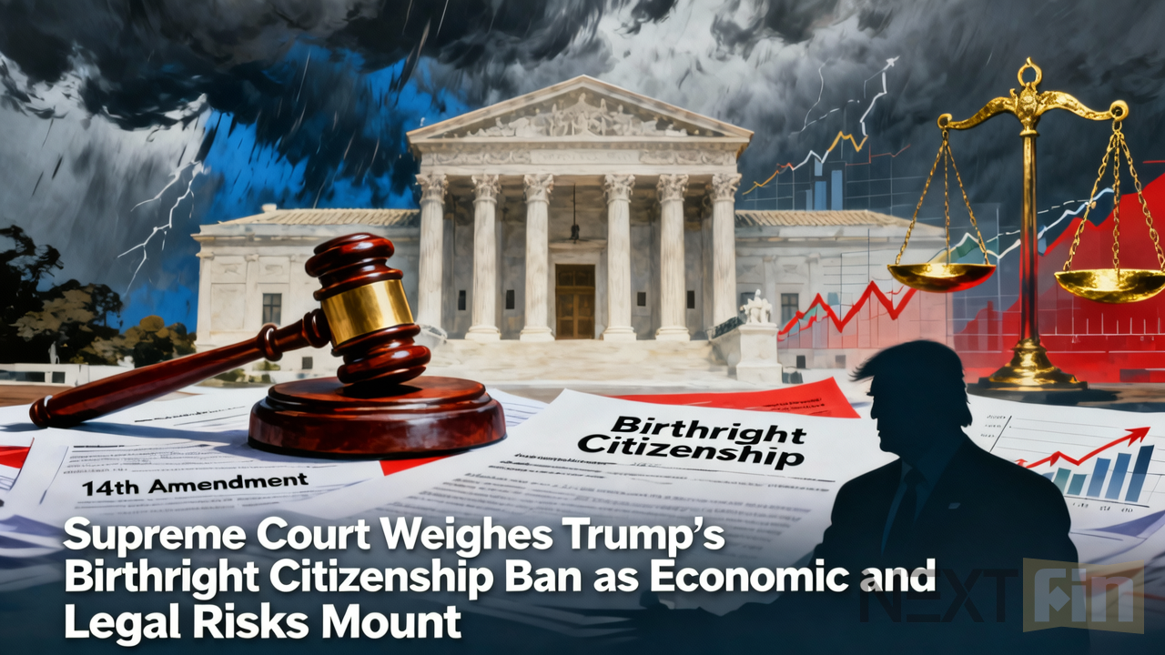 Supreme Court Weighs Trump’s Birthright Citizenship Ban as Economic and Legal Risks Mount