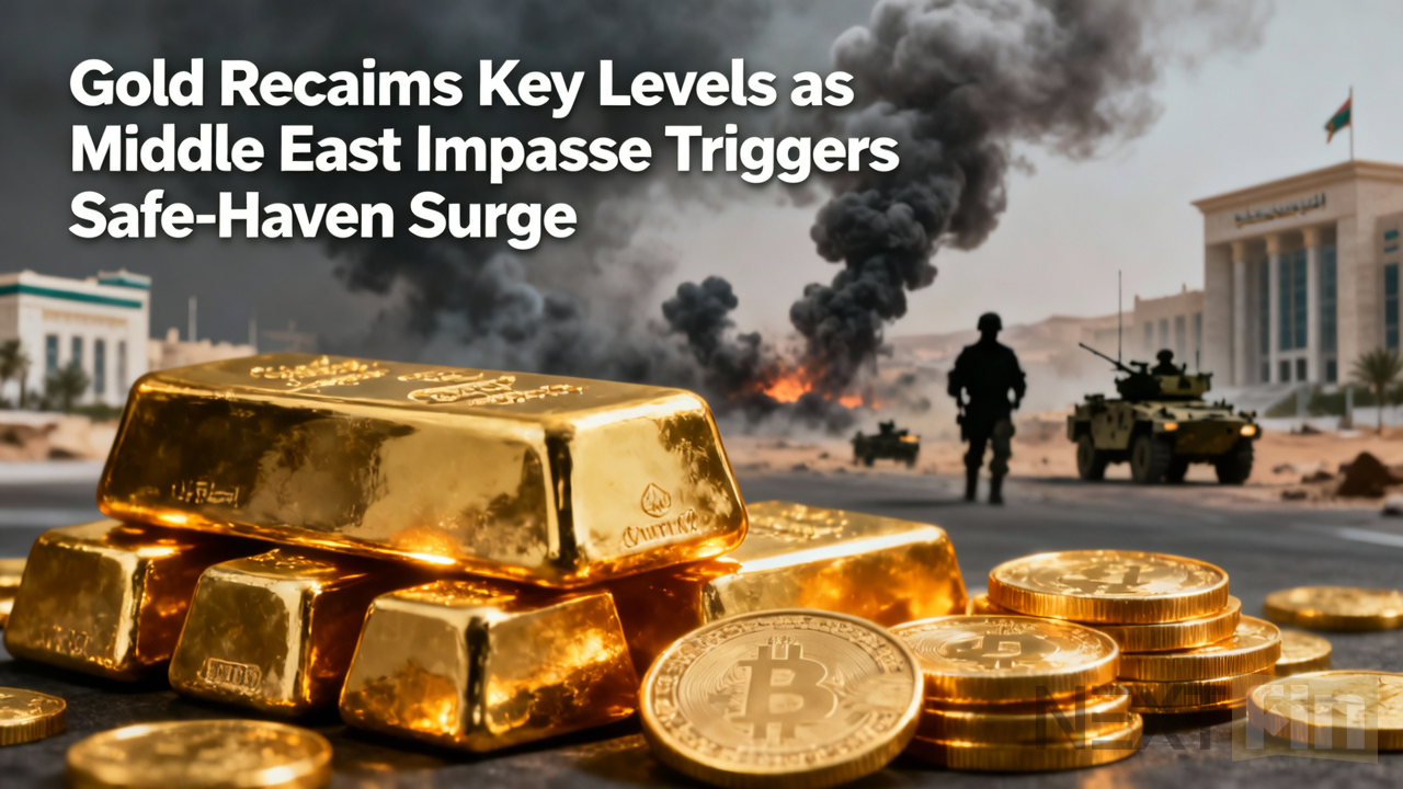 Gold Reclaims Key Levels as Middle East Impasse Triggers Safe-Haven Surge