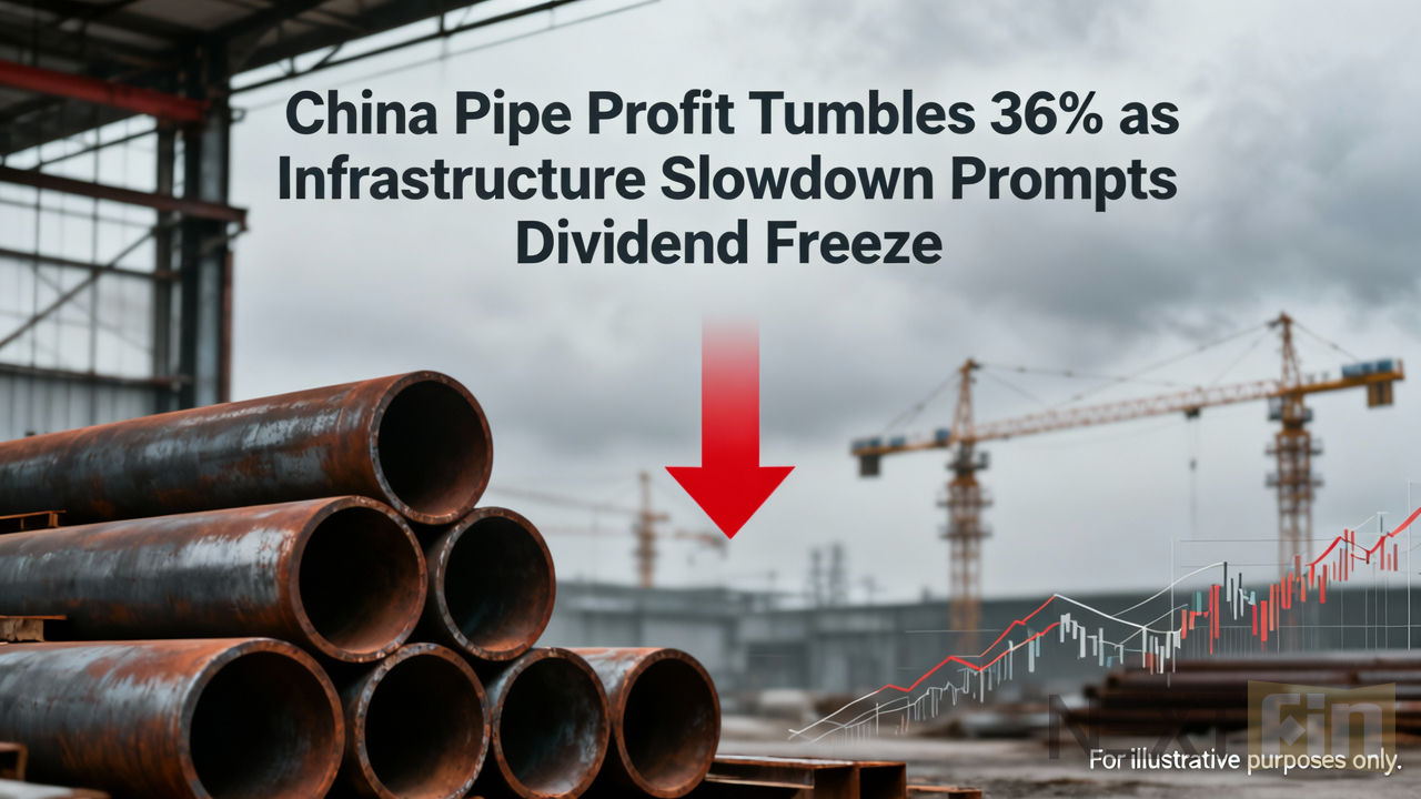 China Pipe Profit Tumbles 36% as Infrastructure Slowdown Prompts Dividend Freeze