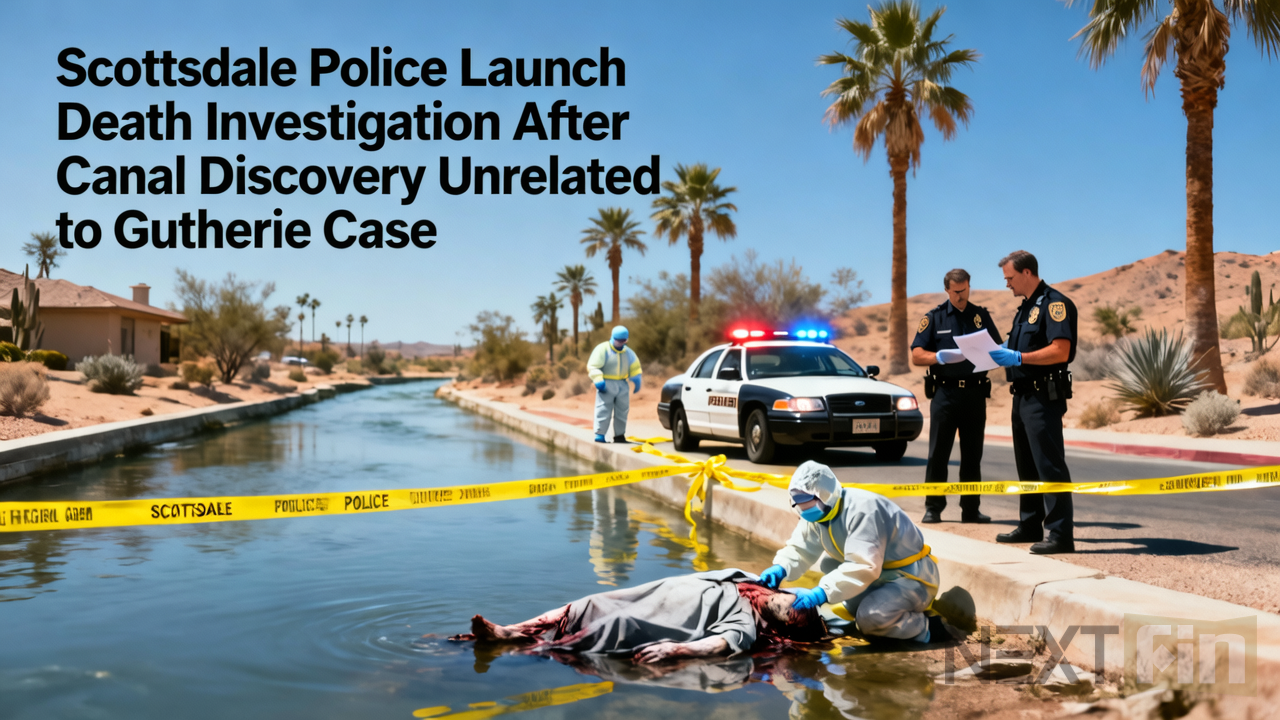 Scottsdale Police Launch Death Investigation After Canal Discovery Unrelated to Guthrie Case