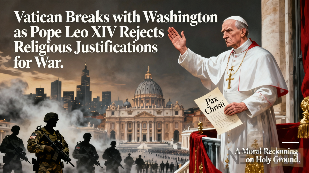 Vatican Breaks with Washington as Pope Leo XIV Rejects Religious Justifications for War