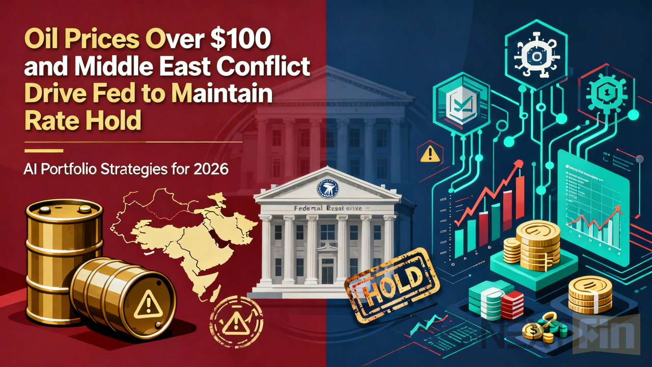Oil Prices Over $100 and Middle East Conflict Drive Fed to Maintain Rate Hold: AI Portfolio Strategies for 2026