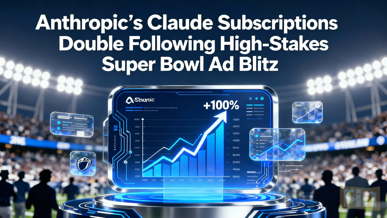 Anthropic’s Claude Subscriptions Double Following High-Stakes Super Bowl Ad Blitz