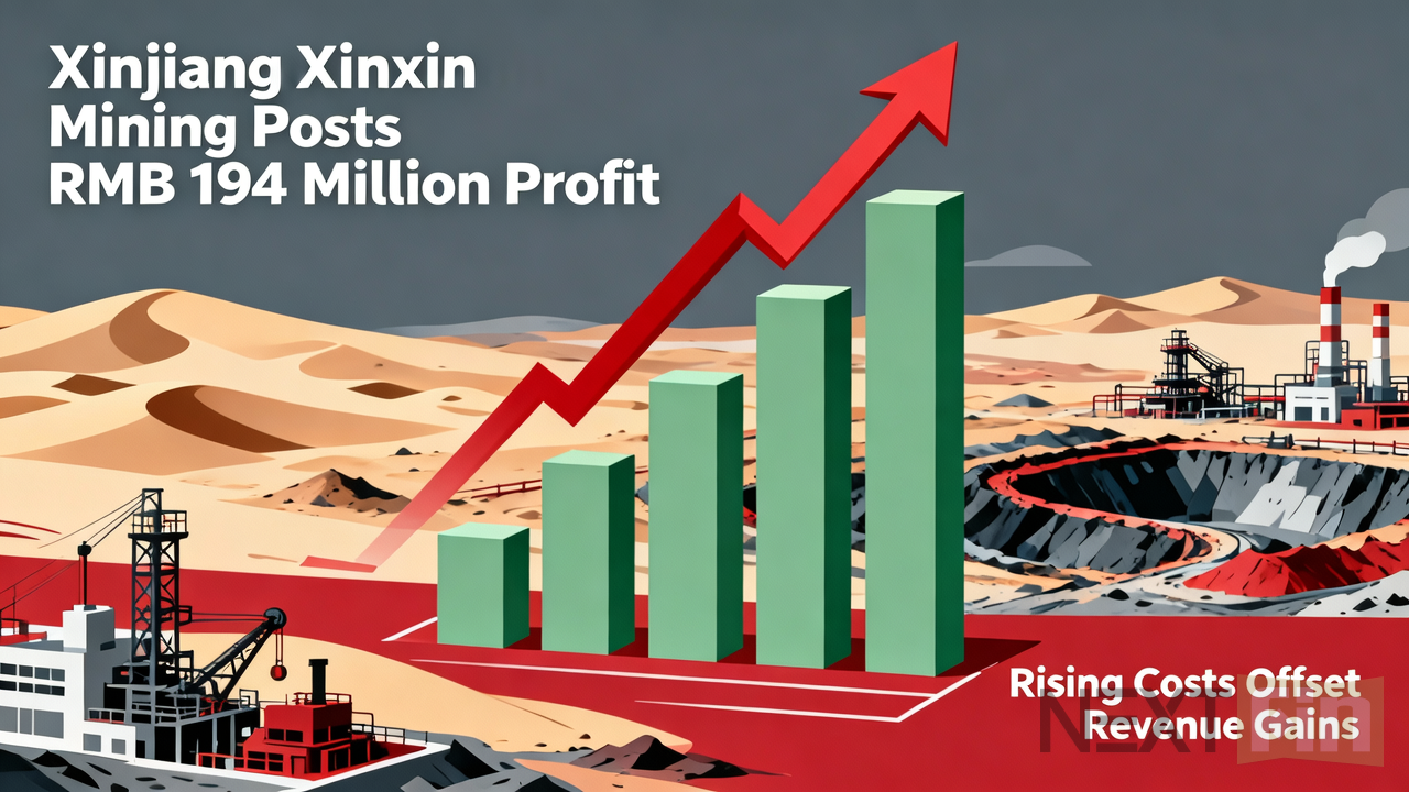 Xinjiang Xinxin Mining Posts RMB 194 Million Profit as Rising Costs Offset Revenue Gains