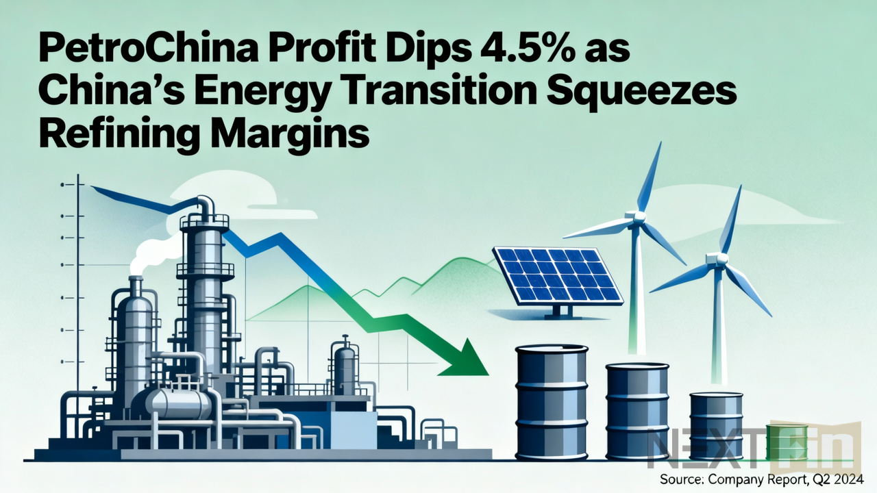 PetroChina Profit Dips 4.5% as China’s Energy Transition Squeezes Refining Margins