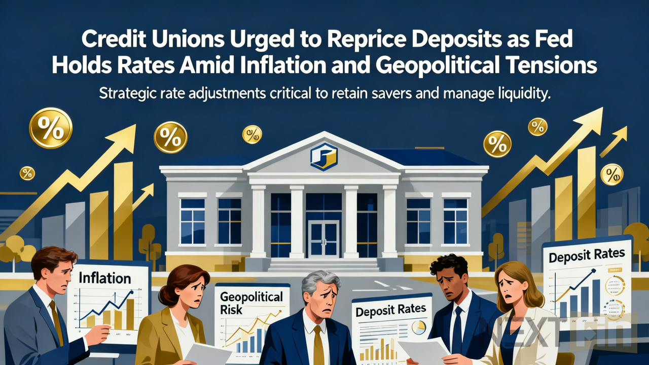 Credit Unions Urged to Reprice Deposits as Fed Holds Rates Amid Inflation and Geopolitical Tensions