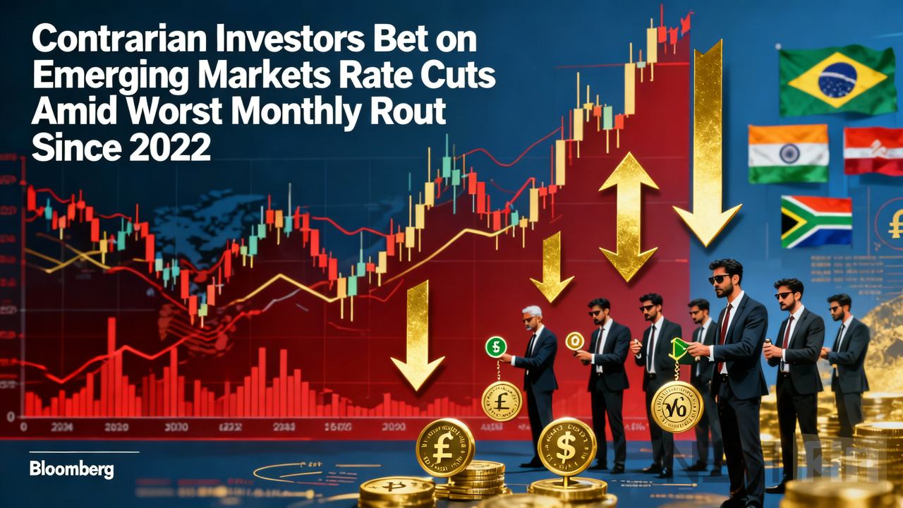 Contrarian Investors Bet on Emerging Markets Rate Cuts Amid Worst Monthly Rout Since 2022