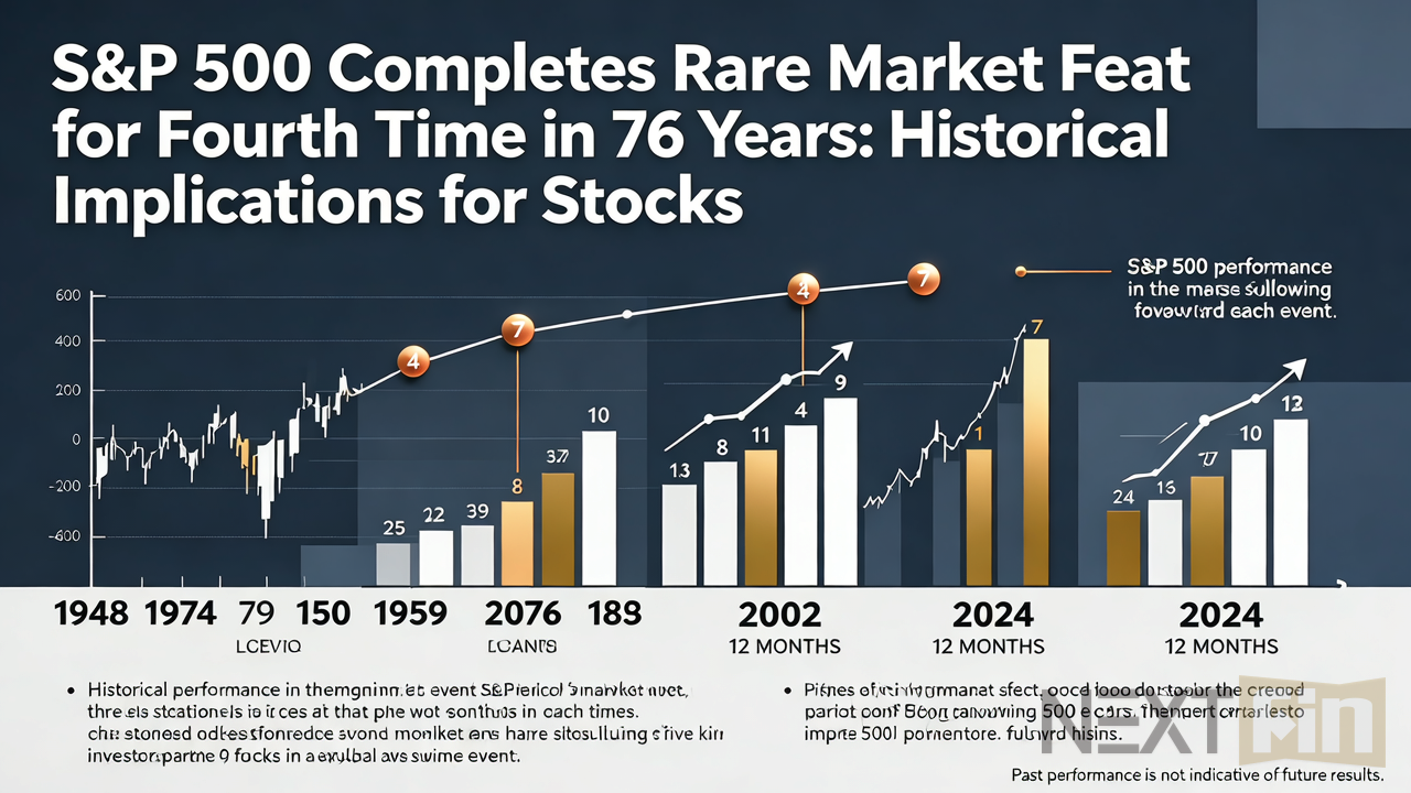 S&P 500 Completes Rare Market Feat for Fourth Time in 76 Years: Historical Implications for Stocks
