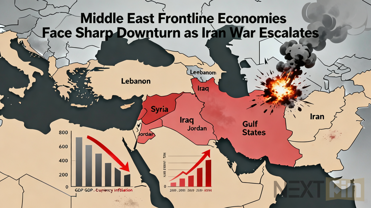 Middle East Frontline Economies Face Sharp Downturn as Iran War Escalates