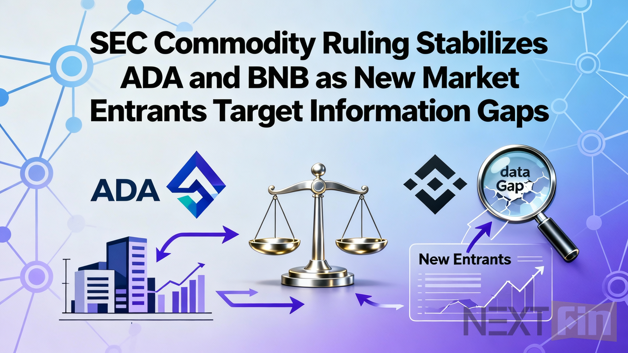 SEC Commodity Ruling Stabilizes ADA and BNB as New Market Entrants Target Information Gaps