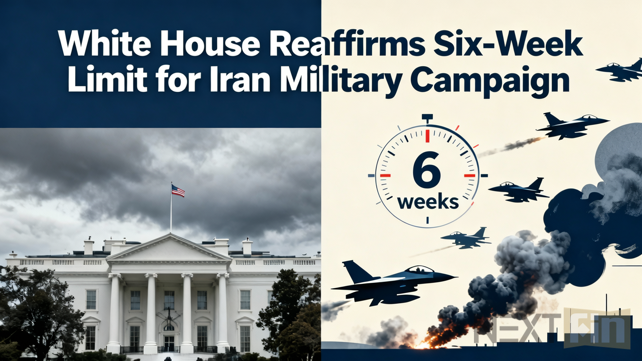 White House Reaffirms Six-Week Limit for Iran Military Campaign