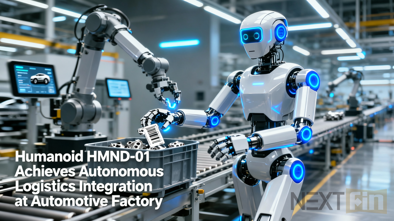 Humanoid HMND 01 Achieves Autonomous Logistics Integration at Automotive Factory