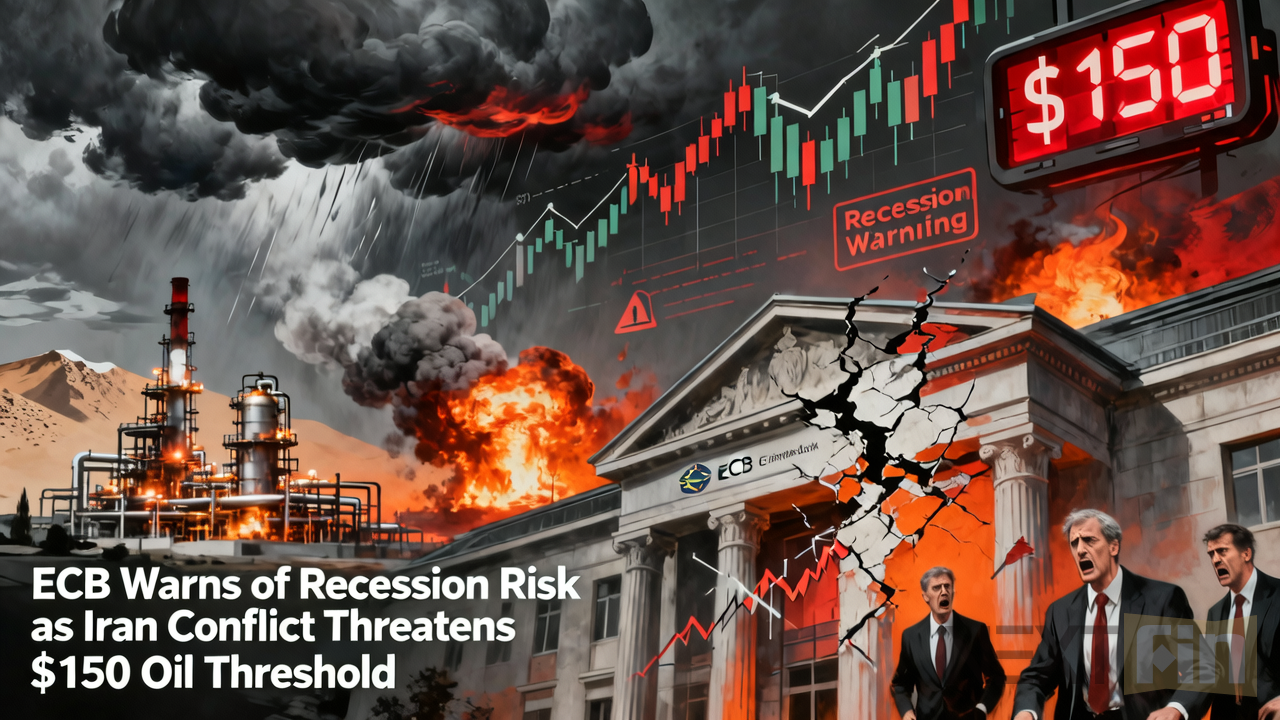 ECB Warns of Recession Risk as Iran Conflict Threatens $150 Oil Threshold