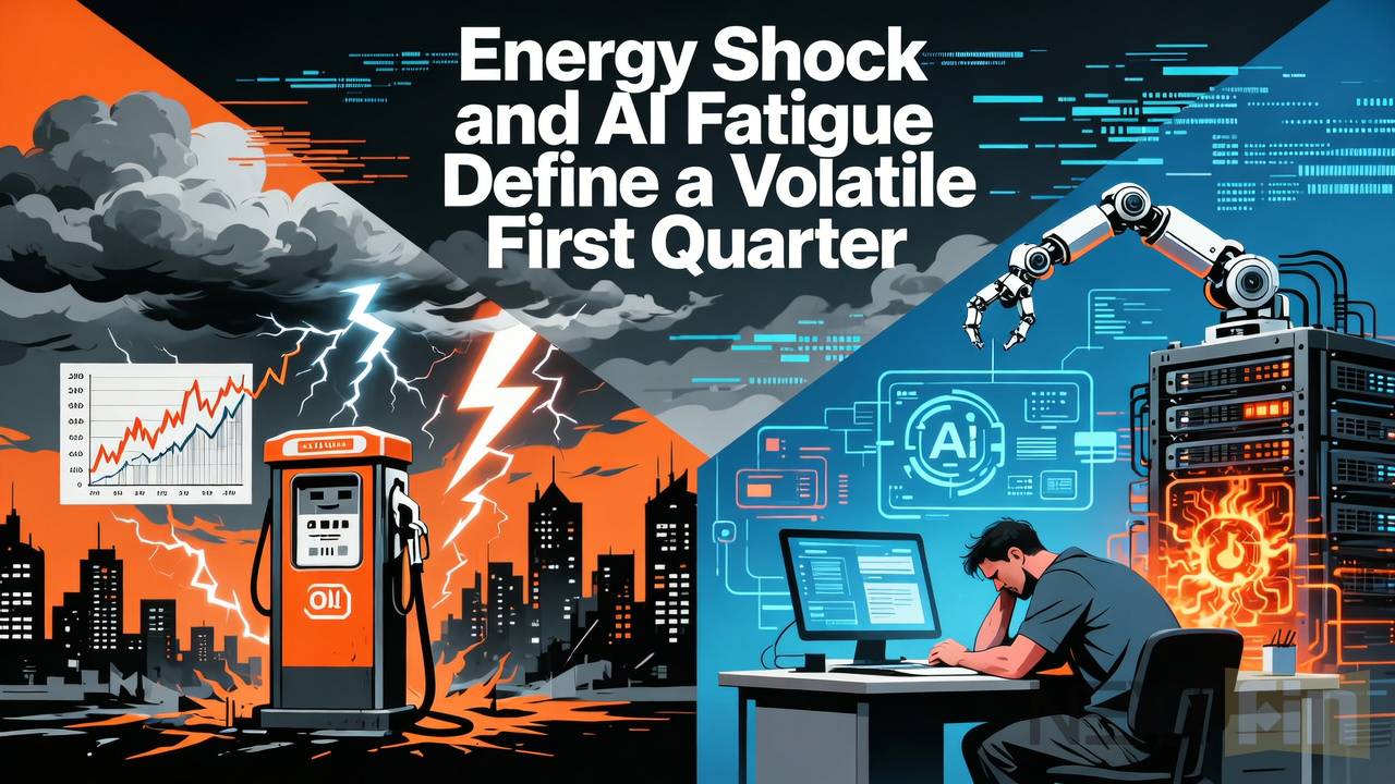 Energy Shock and AI Fatigue Define a Volatile First Quarter