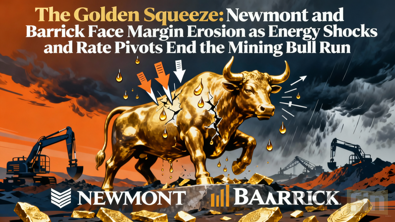 The Golden Squeeze: Newmont and Barrick Face Margin Erosion as Energy Shocks and Rate Pivots End the Mining Bull Run