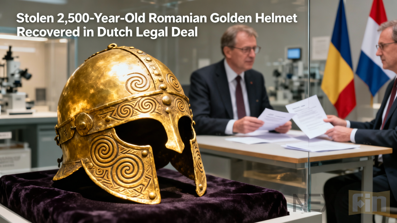 Stolen 2,500-Year-Old Romanian Golden Helmet Recovered in Dutch Legal Deal