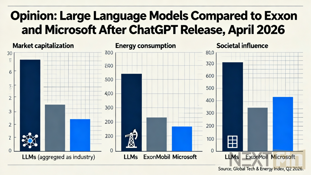 Opinion: Large Language Models Compared to Exxon and Microsoft After ChatGPT Release, April 2026